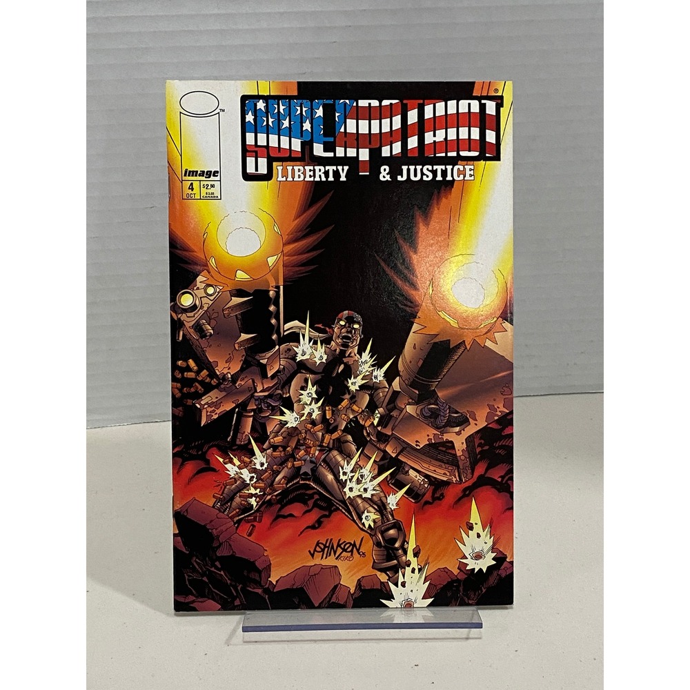 Image Comics Superpatriot Liberty & Justice #4 Comic Book Multi Excellent